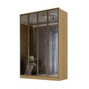 Ver imagem 4 de Guarda Roupa Modulado 7 Portas Reflecta com Led 100% Mdf Cor:olmo