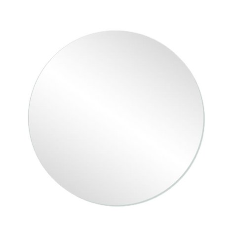 Espelho Multiuso Lapidado Fita Dupla Face 3M 50 cm Redondo