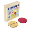 Círculos de Frações em MDF com 55 Peças 1372 - Carlu - 2