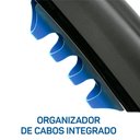 Ver imagem 4 de Suporte Articulado de Mesa, Elg, Af160n, para 2 Monitores, Pistão a Gás, Giro 360°, até 9kg, Preto