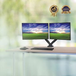 Suporte Ergonômico Articulado P/ 2 Monitores até 35 - 3