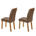 Ver imagem 3 de Conjunto com 2 Cadeiras Celine Madeira Moderna Mobília