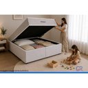 Ver imagem 3 de Cama Box Baú Crc Casal +Colchão Molas Venno Ortobom 138x188