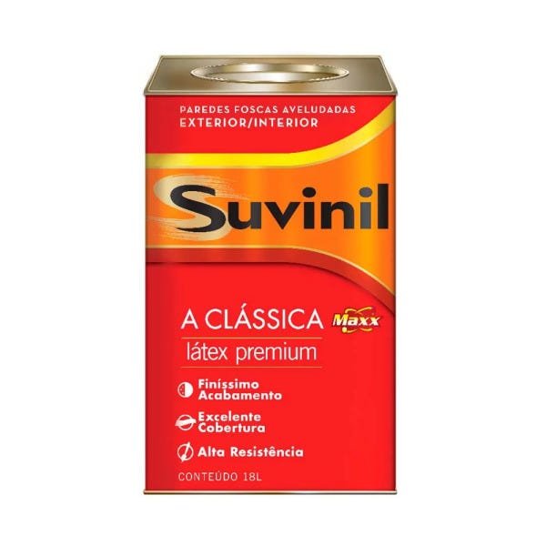Tinta Clássica Látex Maxx PVA 18 litros palha Suvinil - 1