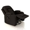 Ver mais imagens de Poltrona do Papai Reclinável Massagem e Aquecimento Giratório Balanço 2 Porta Copos Gambon Pu Marrom