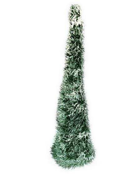 Árvore De Natal Pinheiro Cone Nevado Decorville - 1