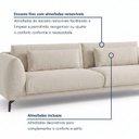 Ver imagem 5 de Sofá Living 4 Lugares com Almofadas 230cm Siena