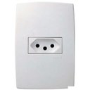 Ver imagem 1 de Conjunto montado de tomada horizontal 20A Pialplus Pial