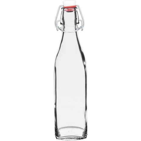 Bormioli Rocco Swing Garrafa 25x8x8cm 500ml Vidro Transp com Tampa