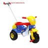 Triciclo Bichos Azul Com Haste Direcionável 3514 - Magic Toys - 5