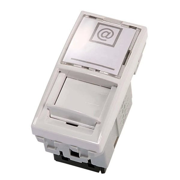 Módulo para tomada RJ45 8 fios blanco Única Schneider - 1