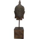Ver imagem 2 de Escultura Cabeça de Buda com Base