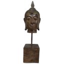 Ver imagem 1 de Escultura Cabeça de Buda com Base