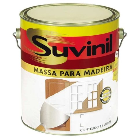 Massa para madeira 3,6 litros branco Suvinil