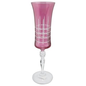 Taça P/champanhe Bohemia Grace Lap. em Cristal 190ml Magenta
