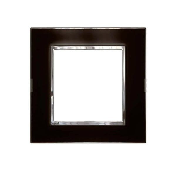 Placa 3 3 postos Arteor mirror black 4X4 583032 Pial - 1
