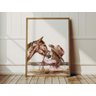 Quadro Decorativo Cowgirl Boiadeira Cavalo Rodeio Quarto Menina Decoração - 1