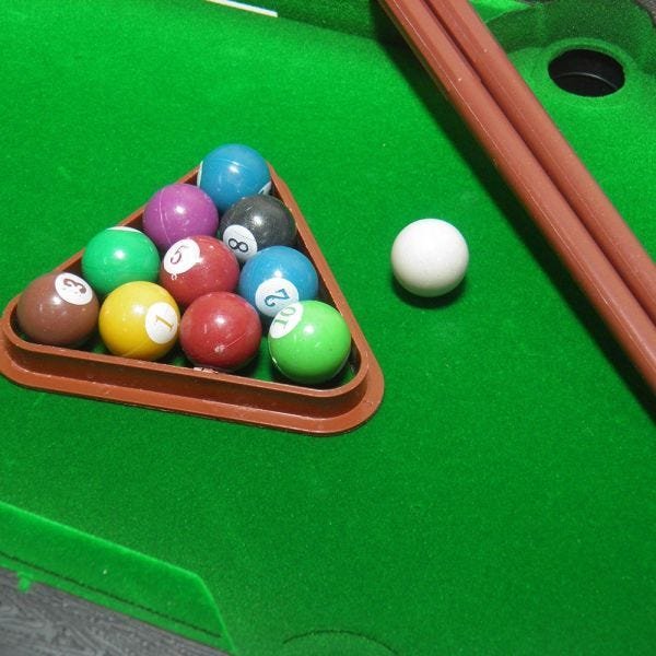 Mini Mesa De Bilhar Sinuca infantil com taco bilhar Snooker