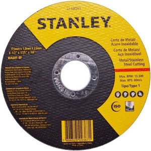 Disco de Corte 4.1/2"x1,0mmx7/8" Inox Sta8061 Stanley