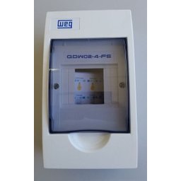 Quadro Distribuição Sobrepor 4 Disjuntor Tampa Fume Qdw Weg - 1 Quadro Distribuição Sobrepor 4 Disjuntor Tampa Fume Qdw Weg - 1