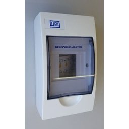 Quadro Distribuição Sobrepor 4 Disjuntor Tampa Fume Qdw Weg - 2 Quadro Distribuição Sobrepor 4 Disjuntor Tampa Fume Qdw Weg - 2