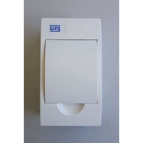 Quadro Distribuição Sobrepor 4 Disjuntor T. Branca Qdw Weg