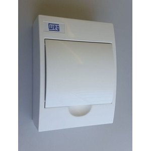 Quadro Distribuição Sobrepor 6 Disjuntor T. Branca Qdw Weg