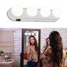 Luz de Espelho Maquiagem Camarim  LED 4 Lâmpadas Sem Fio - 1
