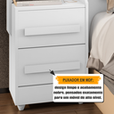 Ver imagem 3 de Cabeceira Casal Extensível com 2 Mesas de Cabeceira 4 Gavetas com Tomada Síria 