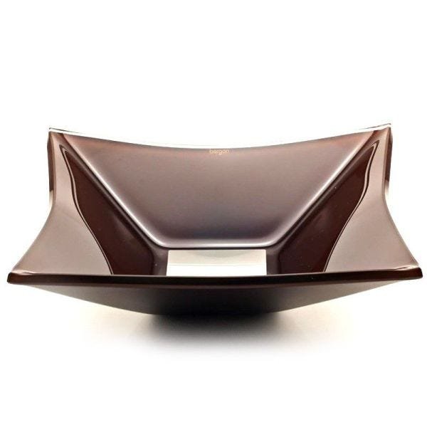 Cuba de Vidro Retangular Grand Sulle 47x36cm 12mm Bergan Chocolate - 1