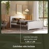 Cama de Casal Madeira Maciça Reforçado Woodstore - 4