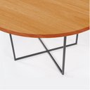 Ver imagem 2 de Mesa de Centro Redonda Sense - Base Ferro 300 - Tampo Laminado Ø 60 Cm