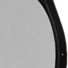 Espelho Decorativo Redondo com Moldura em Couro 55 cm Cor:Preto - 2