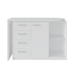 Mesa Escrivaninha para Escritório Logan Artany Branca - 3