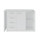 Ver imagem 3 de Mesa Escrivaninha para Escritório Logan Artany Branca