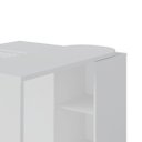 Ver imagem 2 de Mesa Escrivaninha para Escritório Logan Artany Branca