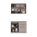 Ver imagem 3 de Cozinha Compacta Itatiaia Essence 120cm em Madeira Fendi-gris