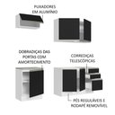 Ver mais imagens de Cozinha Completa 180007 Com Armário E Balcão Branco/Preto