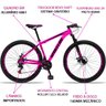 Bicicleta Orion Aro 29 Quadro Alumínio Suspensão 21 Marchas Freio a Disco Mecânico - Spaceline - Ros - 4