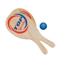 Raquete De Frescobol 02 Raquetes E 01 Bolinha - 2