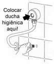Ver imagem 4 de Posicionador Suporte Deca para Ducha Higiênica X Tubo Pex - 4606032
