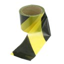 Ver imagem 2 de Fita Sinalizaçao Zebrada 100 Metros Kit 10 Uni Segurança Demarcaçao sem Cola Area Isolada Isolamento