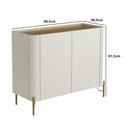 Ver imagem 3 de Balcão Buffet com 2 Portas 98,5cm Pés em Metal 100% MDF