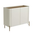 Ver imagem 2 de Balcão Buffet com 2 Portas 98,5cm Pés em Metal 100% MDF