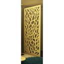 Ver imagem 2 de Painel Vazado Divisória Mdf Amazônia Crú - 0,60x2,40m