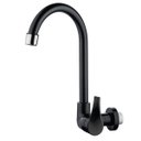 Ver imagem 1 de Torneira para Cozinha Bica Móvel ABS Herc Preto Tipo Parede