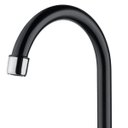 Ver imagem 3 de Torneira para Cozinha Bica Móvel ABS Herc Preto Tipo Parede