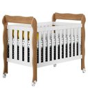 Ver imagem 6 de Quarto de Bebê New Selena 3 Portas com Berço e Cômoda Gran Selena Branco Acetinado Amadeirado