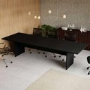 Ver imagem 2 de Mesa de Reunião 08 Lugares 3,00m X 1,10m com Tampo Bipartido 100% Mdf Escritório F5 Office Cor: