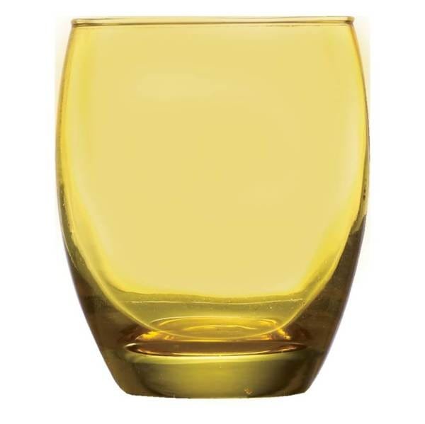 Jogo com 6 Copos Vidro Tarca Colorido 370ml - Yazi - 2
